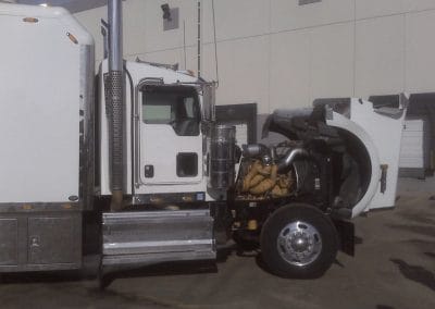 this image shows mobile truck engine repair in Queens, NY