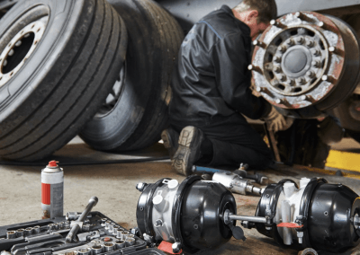 this image shows truck brake services in Queens, NY